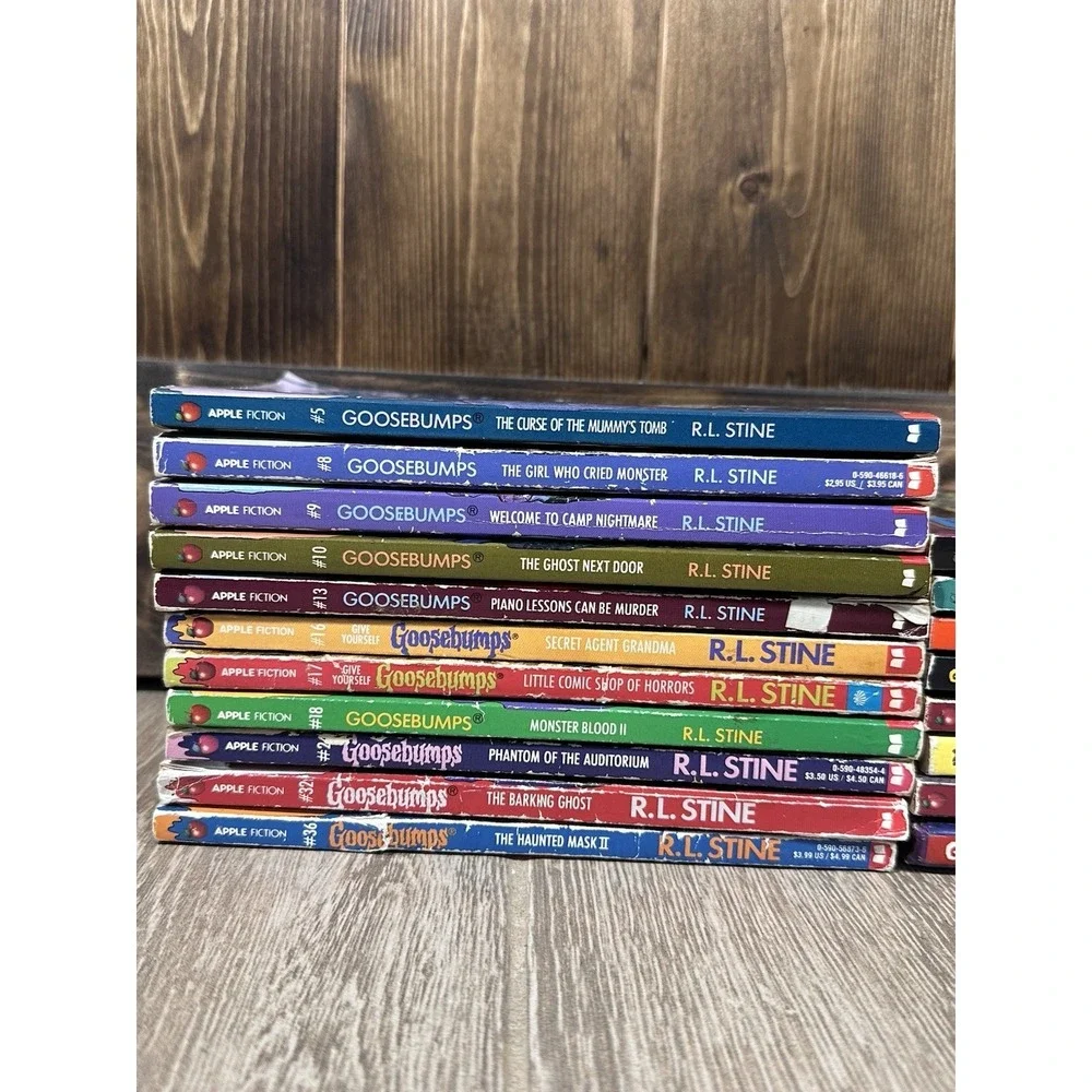 R.L. Stine 1st Print Edition Goosebumps Book Bundle - Assorted Lot - Horrorcore